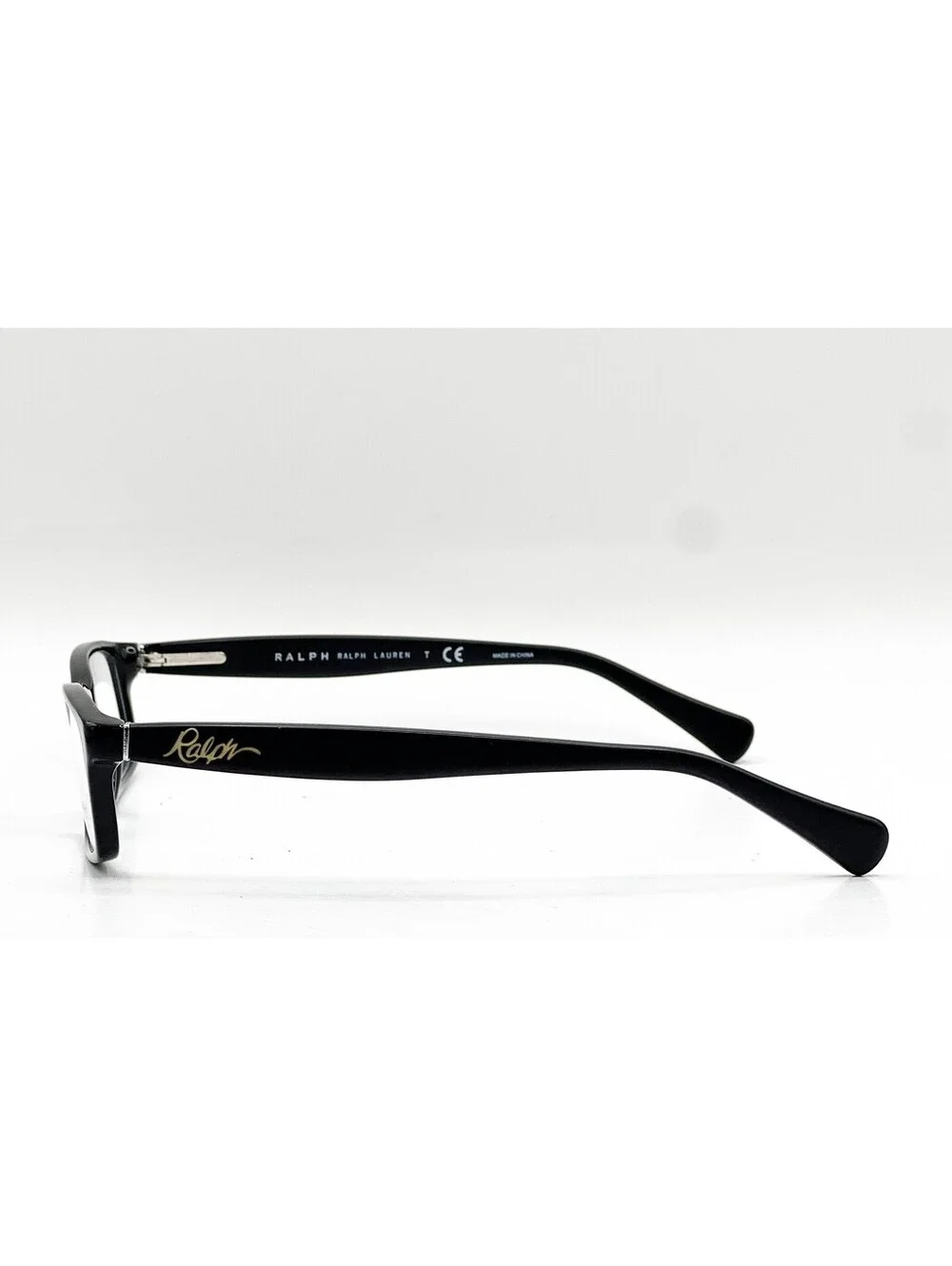 Ralph Lauren RA 7060 1377 Shiny Black Full Rim Eyeglass Frames 52-17-135